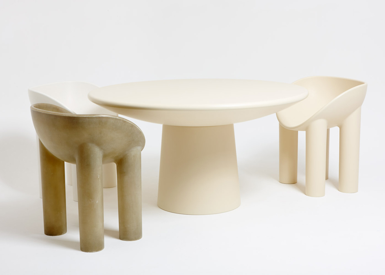 Jess cites Faye Toogood's experimentation with materiality as a source of inspiration.